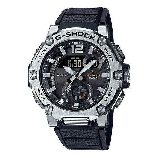 CASIO G-Shock G-Steel 'Silver Black' watch, black