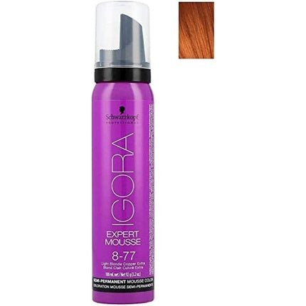 Igora Expert Mousse 8-77 Light Brown Copper Extra 100ml, Schwarzkopf