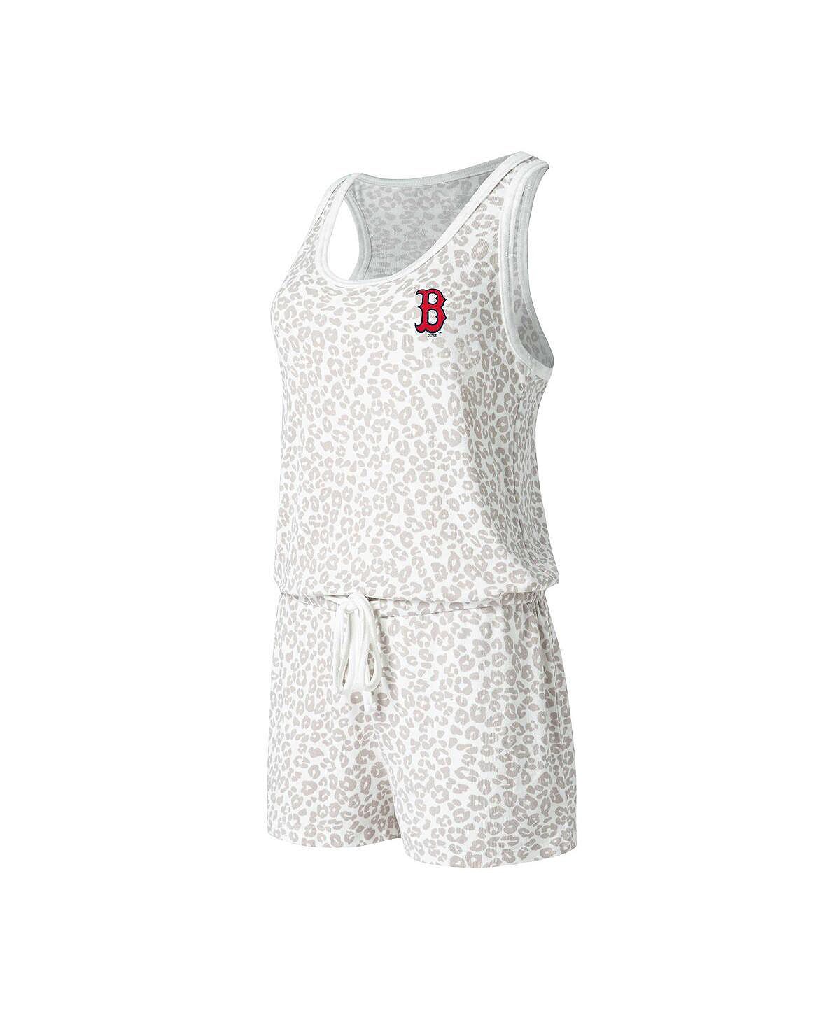 Boston Red Sox Montana Hacci Concepts Sport Women's Cream Jersey Jumpsuit