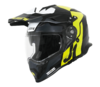 J34 Pro Tour Just1 Motocross Helmet, Matte Black/Fluorescent