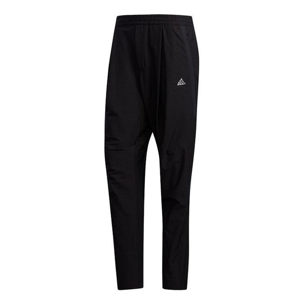 adidas Sports Running Training Breathable Casual Long Pants Black