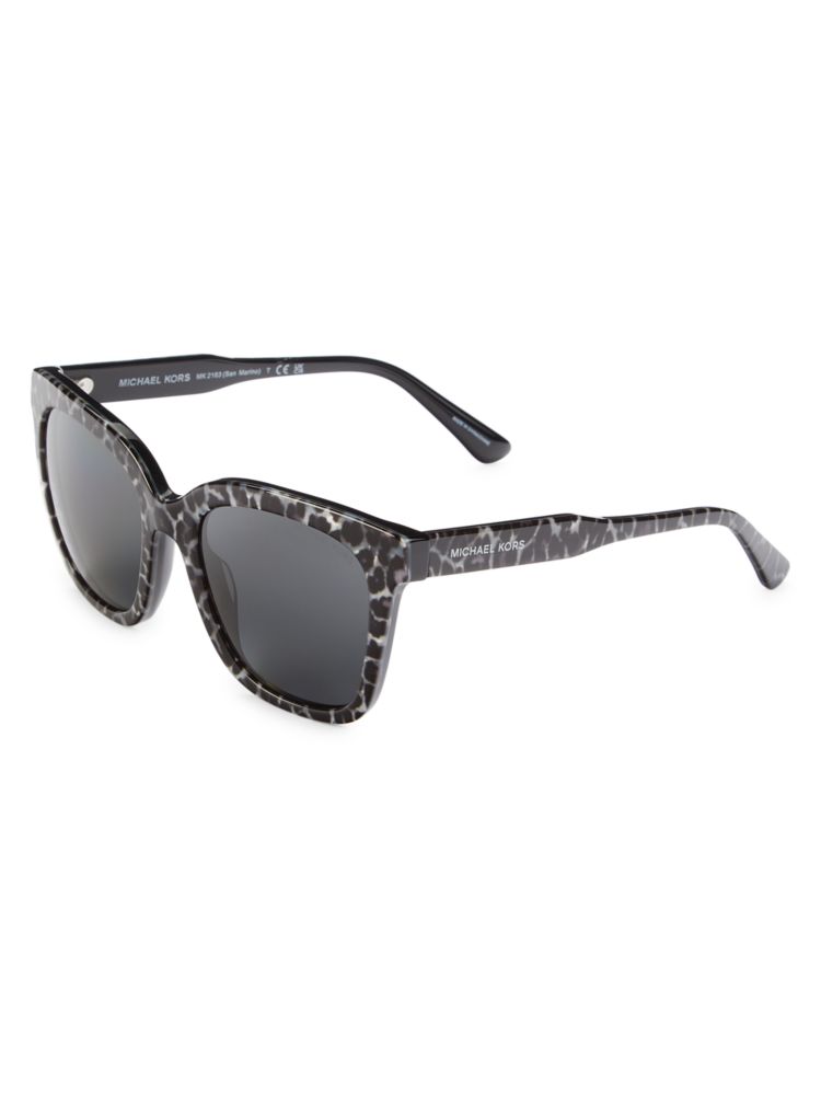 Michael Kors Square Sunglasses 52mm, Gray