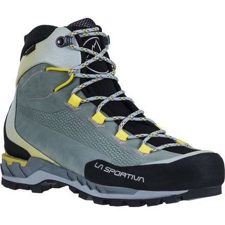 حذاء تسلق Trango Tech Leather GTX La Sportiva للنساء، لون Clay/Celery