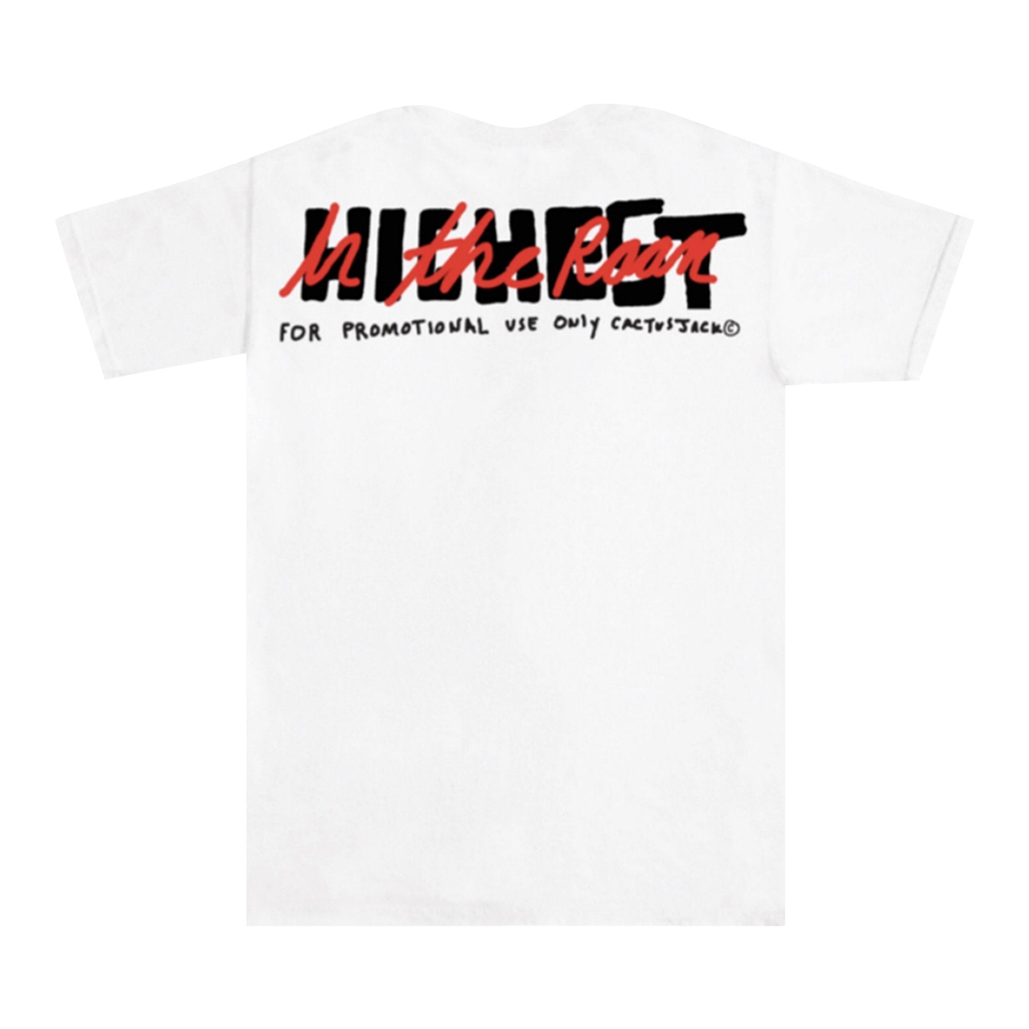 Travis Scott Highest In The Room Cactus Jack Promo T-Shirt White