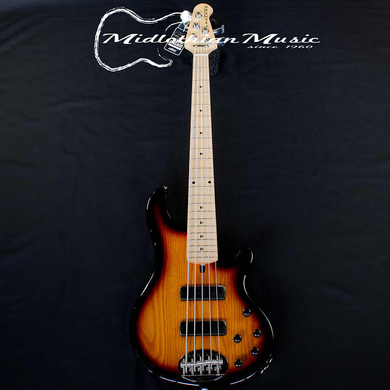 Bass guitar Lakland Skyline 55-01M - 5-String Bass Guitar - 3-Tone Sunburst Gloss Finish