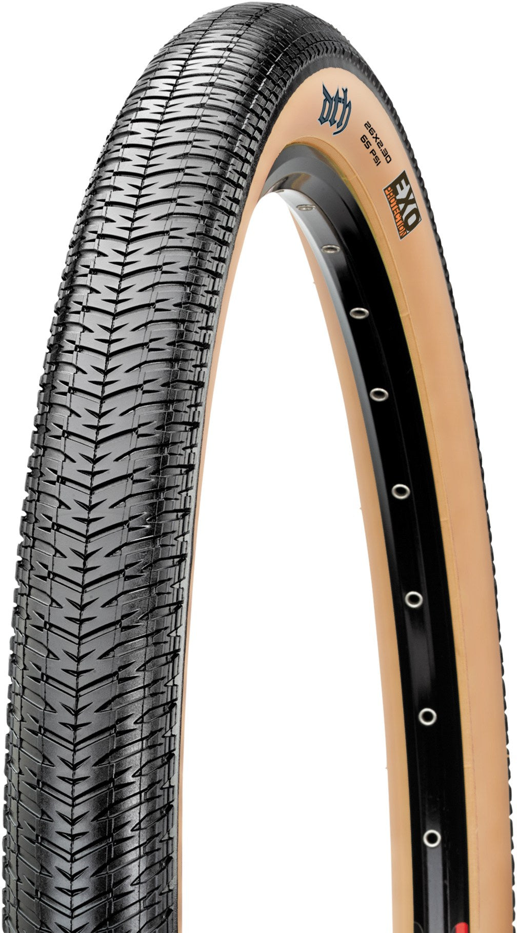 إطار DTH clincher EXO Maxxis، أسود