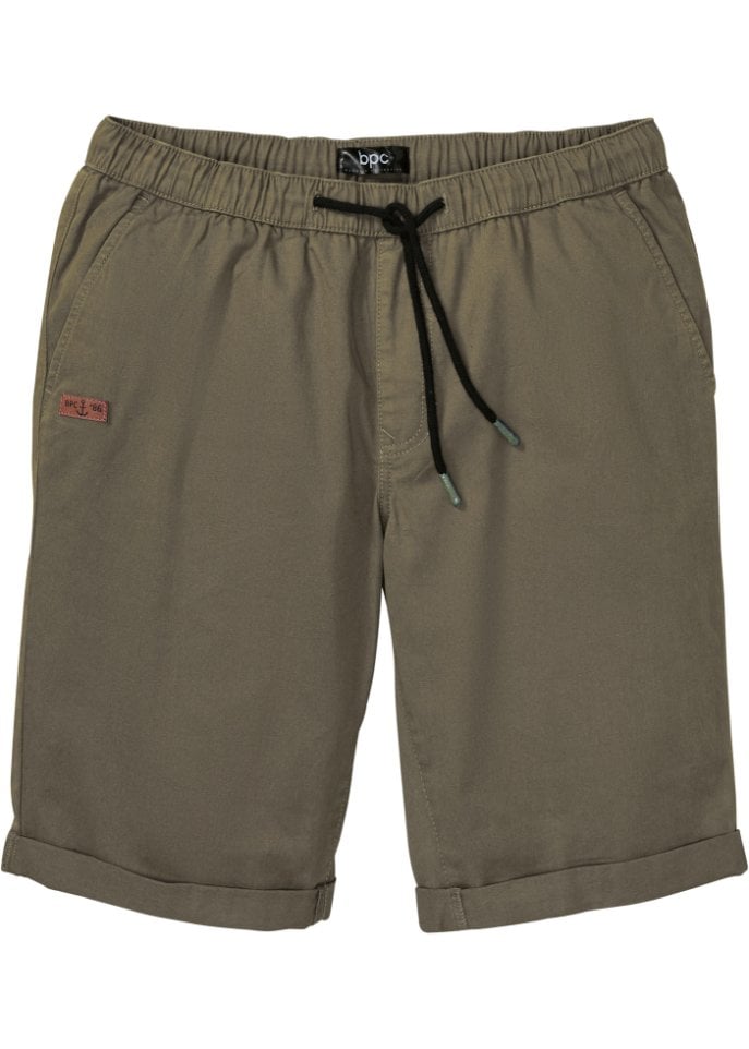 Bpc Bonprix Collection regular fit slip-on shorts, green