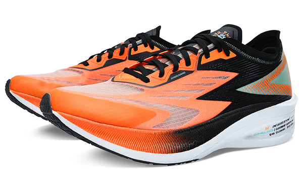 361 Degrees x Qu!k Foam Flying Flame PB Running Shoes 'Orange Black', orange