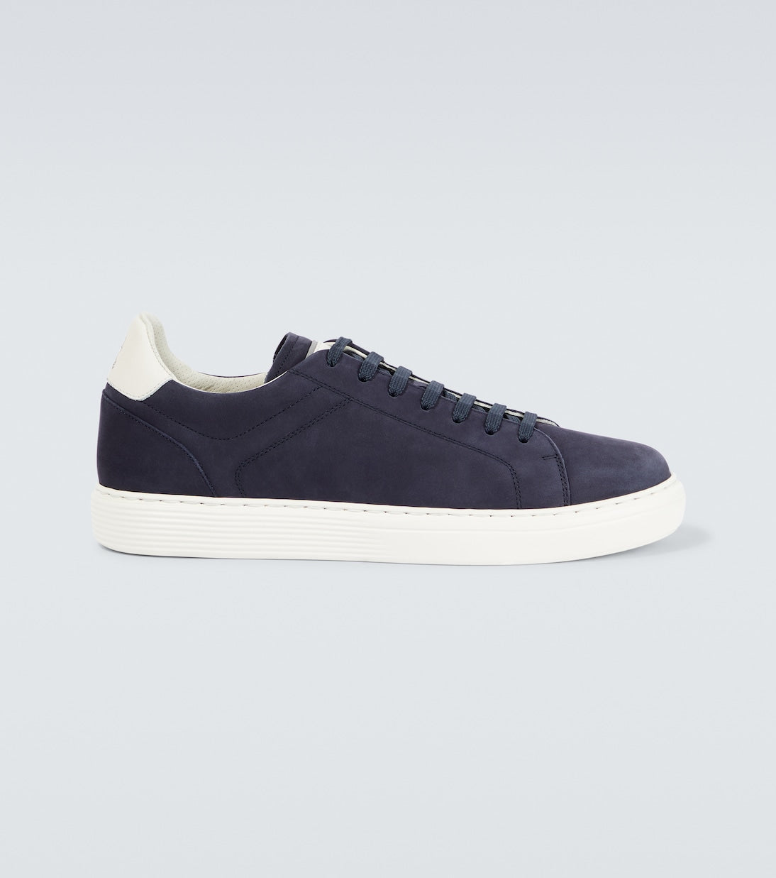 Brunello Cucinelli leather sneakers, blue