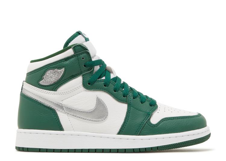 حذاء رياضي AIR JORDAN 1 RETRO HIGH OG GS 'GORGE GREEN'، باللون الأخضر