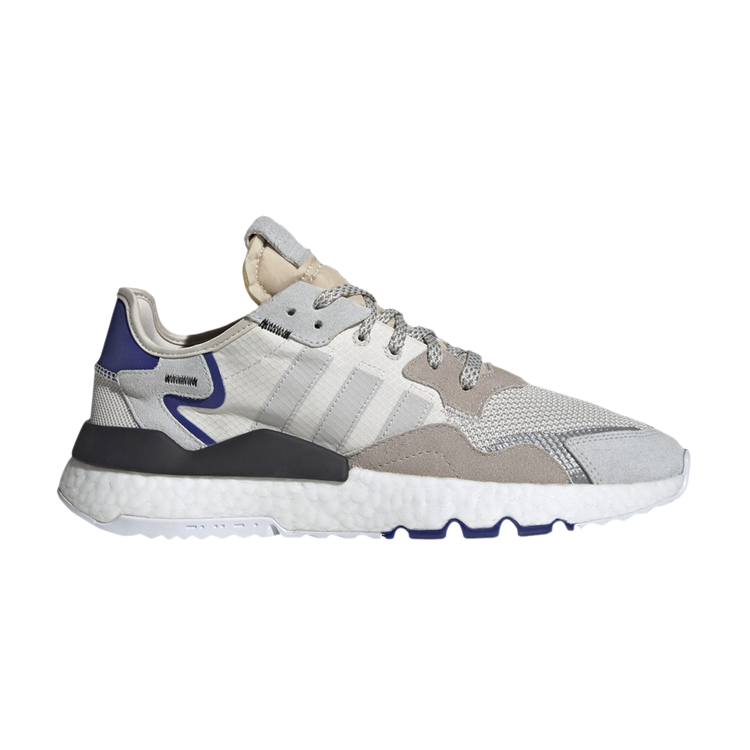 Adidas Nite Jogger 'White Active Blue' Sneakers, White