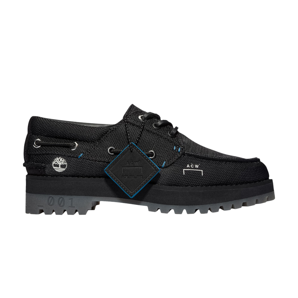 حذاء Timberland A-Cold-Wall* x Wmns 3-Eye Lug Boat باللون الأسود