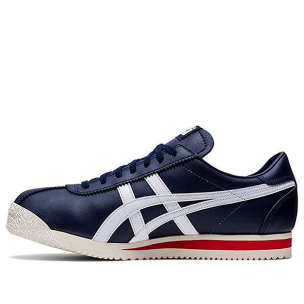 حذاء رياضي Onitsuka Tiger RetroLow-Running باللون الأزرق الداكن والأزرق