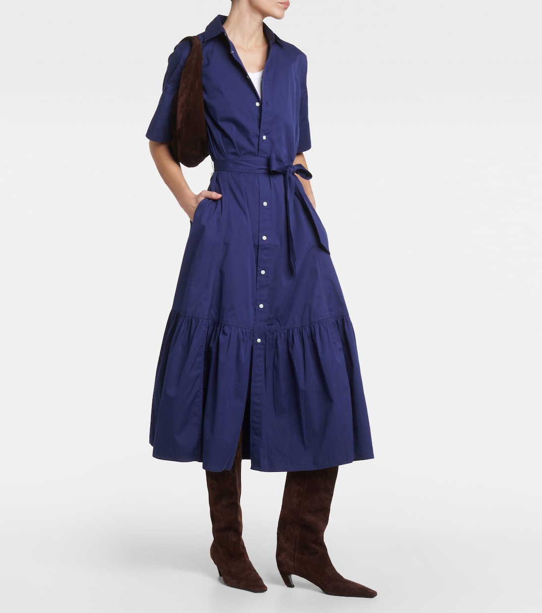 Polo Ralph Lauren cotton shirtdress, blue