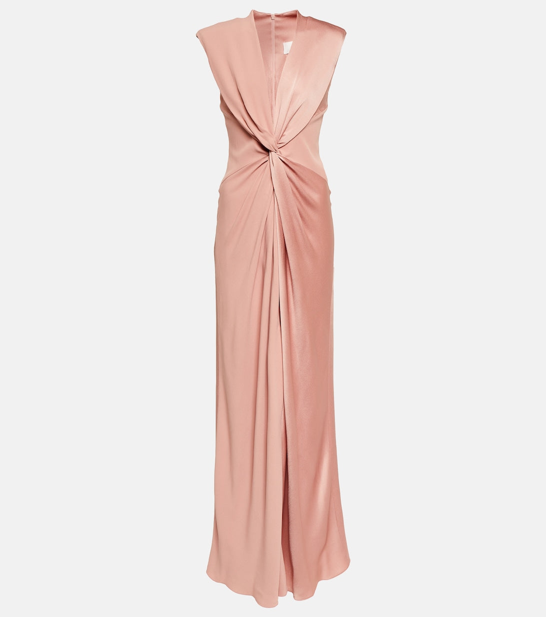 Pilard maxi wedding dress with ruffles MAX MARA, pink