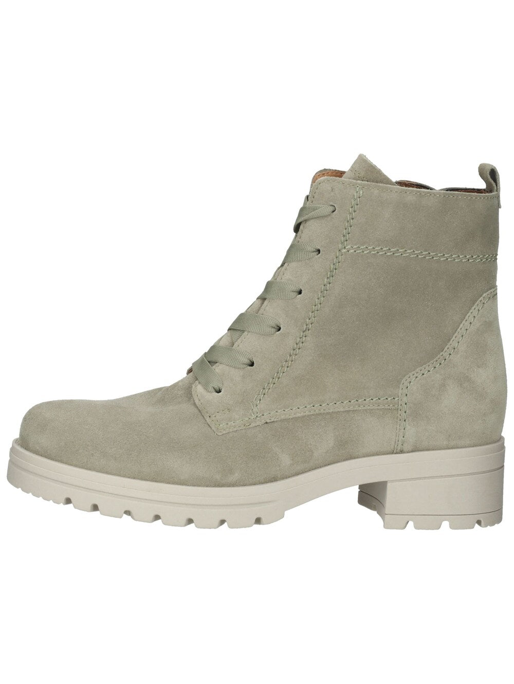 Gabor Lace-Up Ankle Boots, Pastel Green