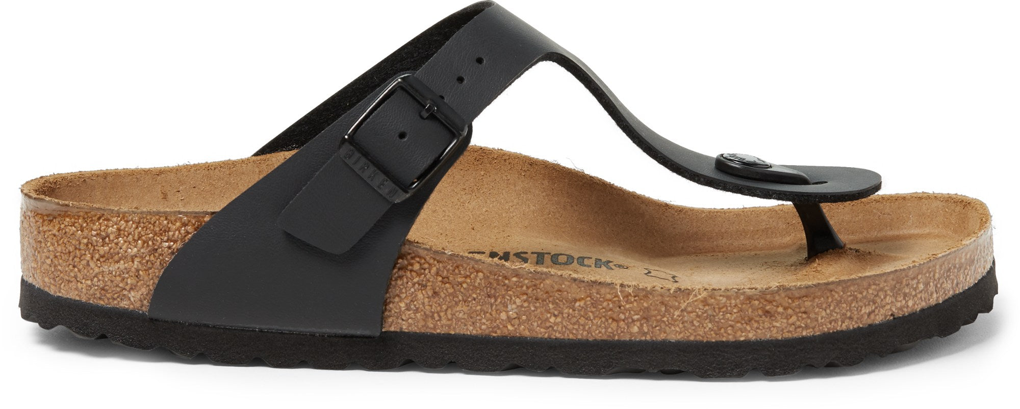 Sandals Gizeh Birko-Flor - women's Birkenstock, black