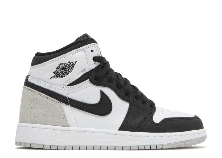 حذاء رياضي AIR JORDAN 1 RETRO HIGH OG GS 'STAGE HAZE'، باللون الأبيض