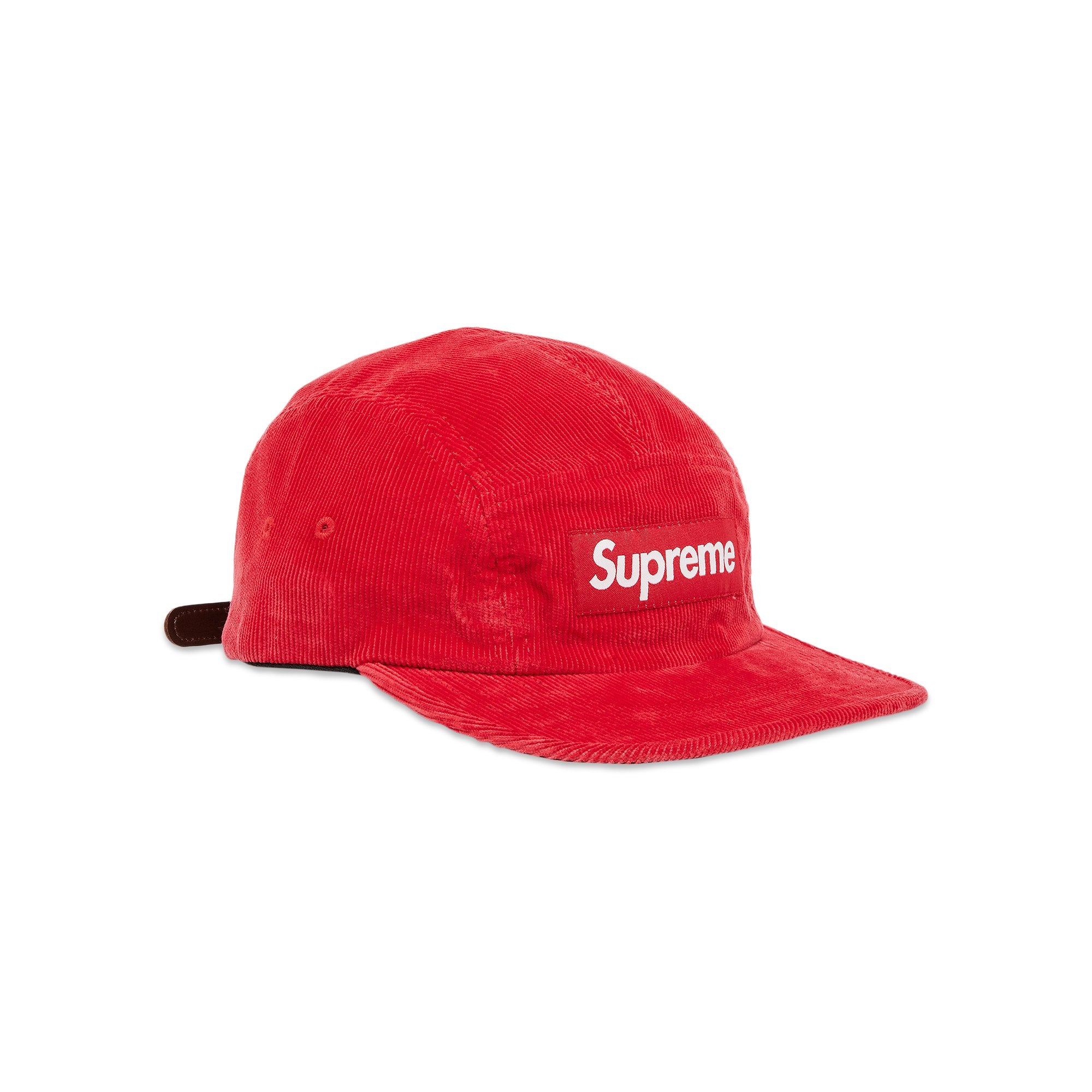 Supreme Corduroy Cap Red