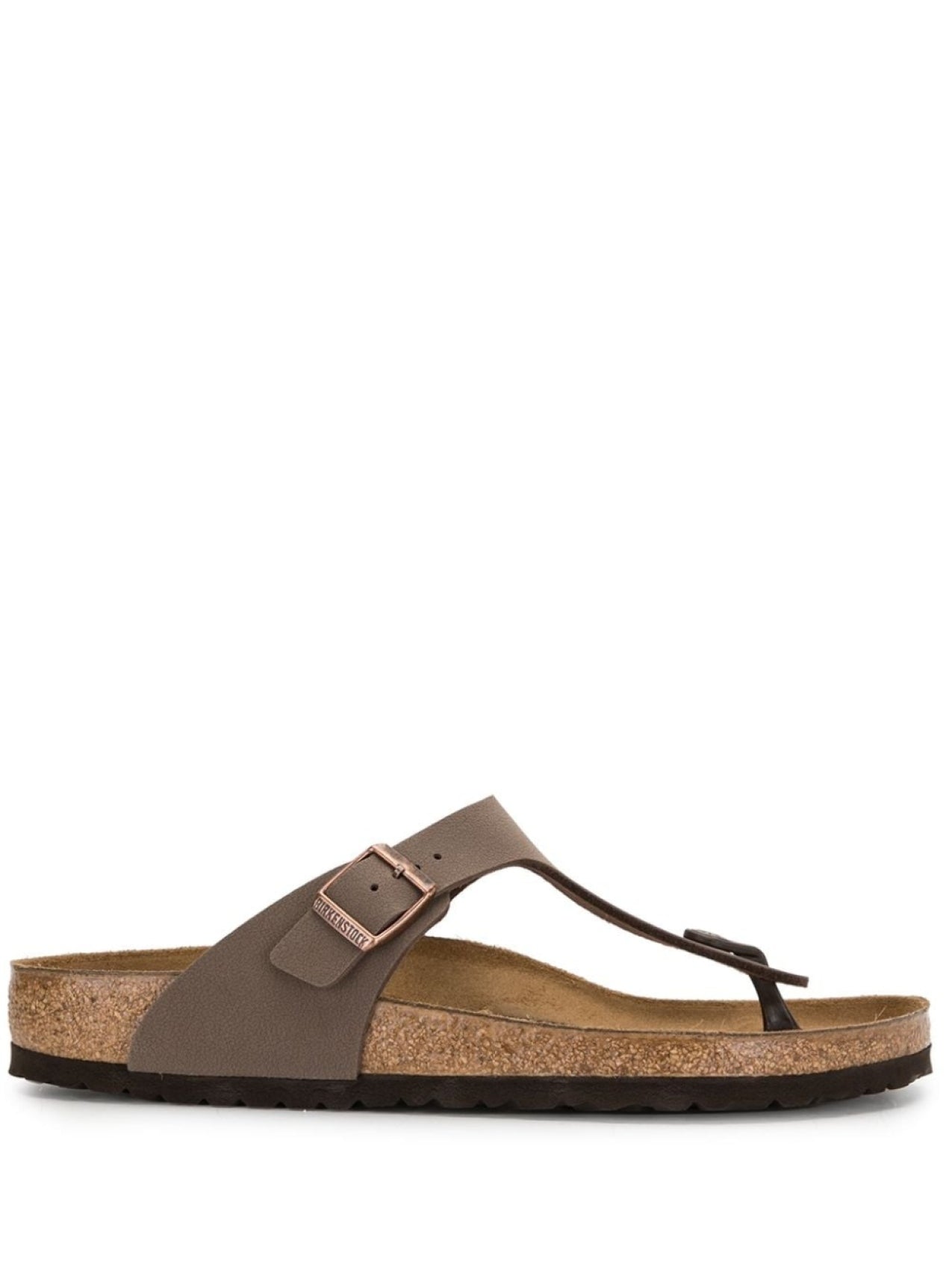 Birkenstock Gizeh T-Strap Slides, Brown