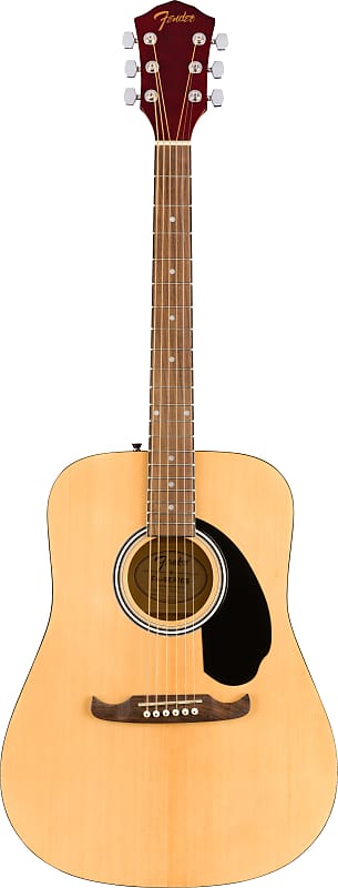 جيتار Fender FA-125 Dreadnought Acoustic - لون طبيعي مع حقيبة للحفلات الموسيقية