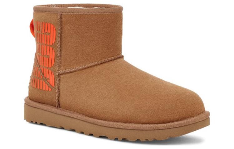 Women's winter boots UGG CLASSIC MINI, chestnut