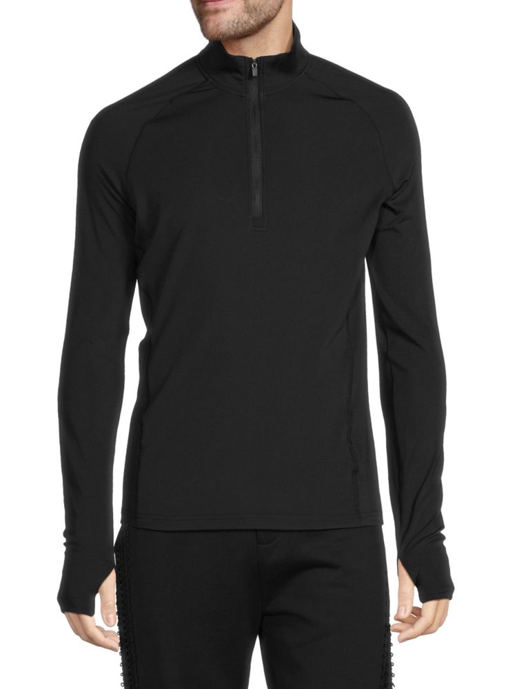 Pullover sweater with stand-up collar Reiss, black