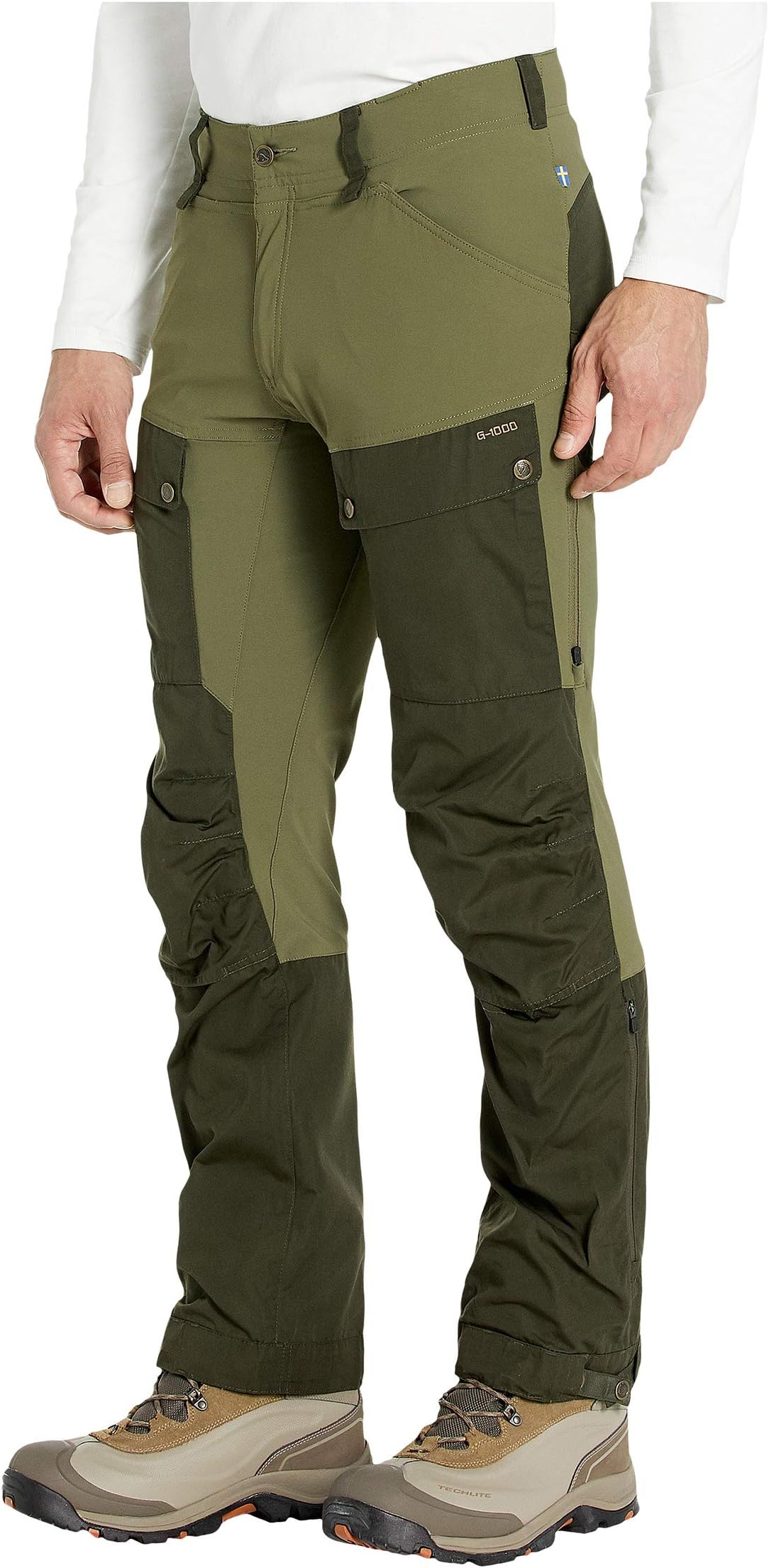 Fjällräven Cab Pants, Deep Forest/Laurel Green