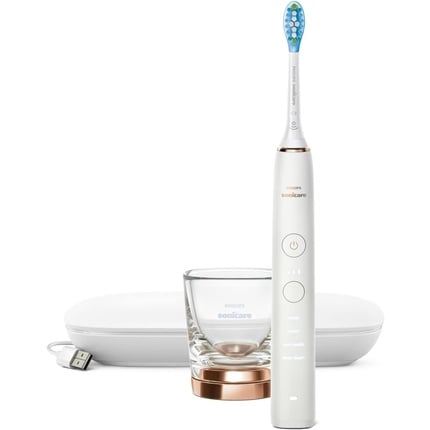 فرشاة الأسنان الكهربائية Sonicare Diamond Clean 9000 Rose Gold، فيليبس