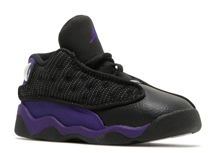 حذاء رياضي AIR JORDAN 13 RETRO TD 'COURT PURPLE'، أسود