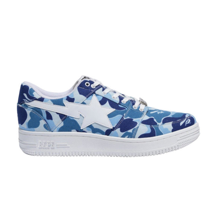 BAPE Bapesta Low 'ABC Camo' Sneakers, Blue