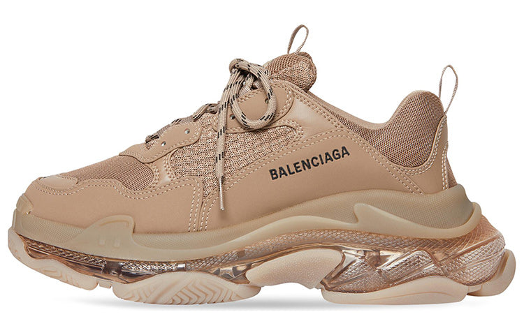 Balenciaga Triple S Chunky Men Sneakers, dark beige