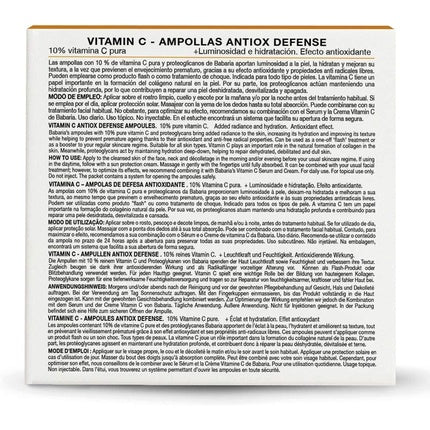 Antioxidant ampoules with vitamin C, 2 ml, 5 pcs. in packaging, Babaria