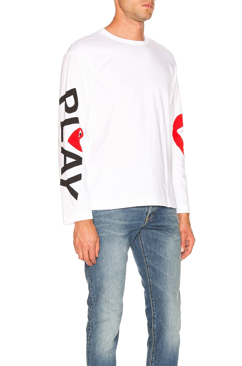 Comme des Garçons Logo T-shirt, white