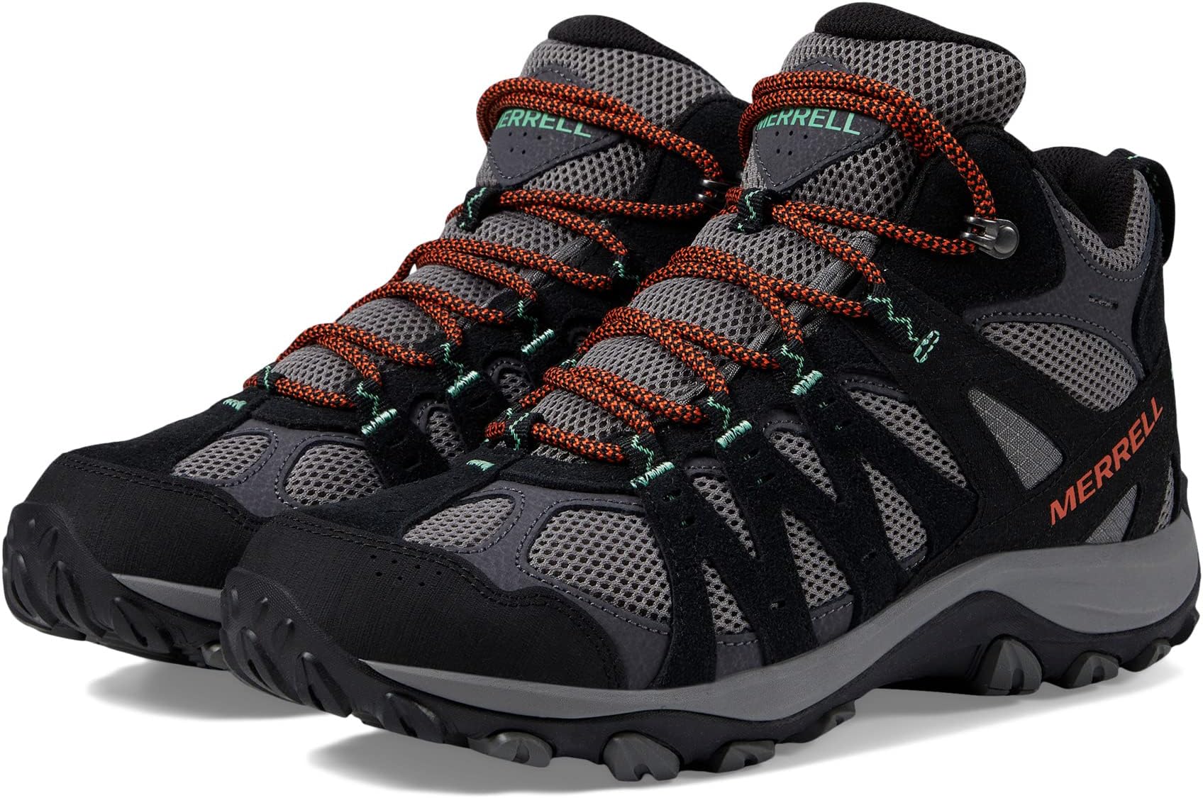 حذاء Accentor 3 Mid Merrell للمشي لمسافات طويلة، أسود/فحمي