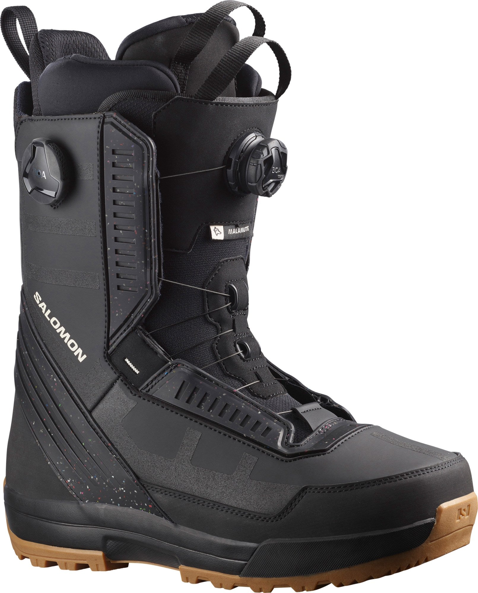 Snowboard boots Malamute Dual Boa - Men - 2023/2024 Salomon, black