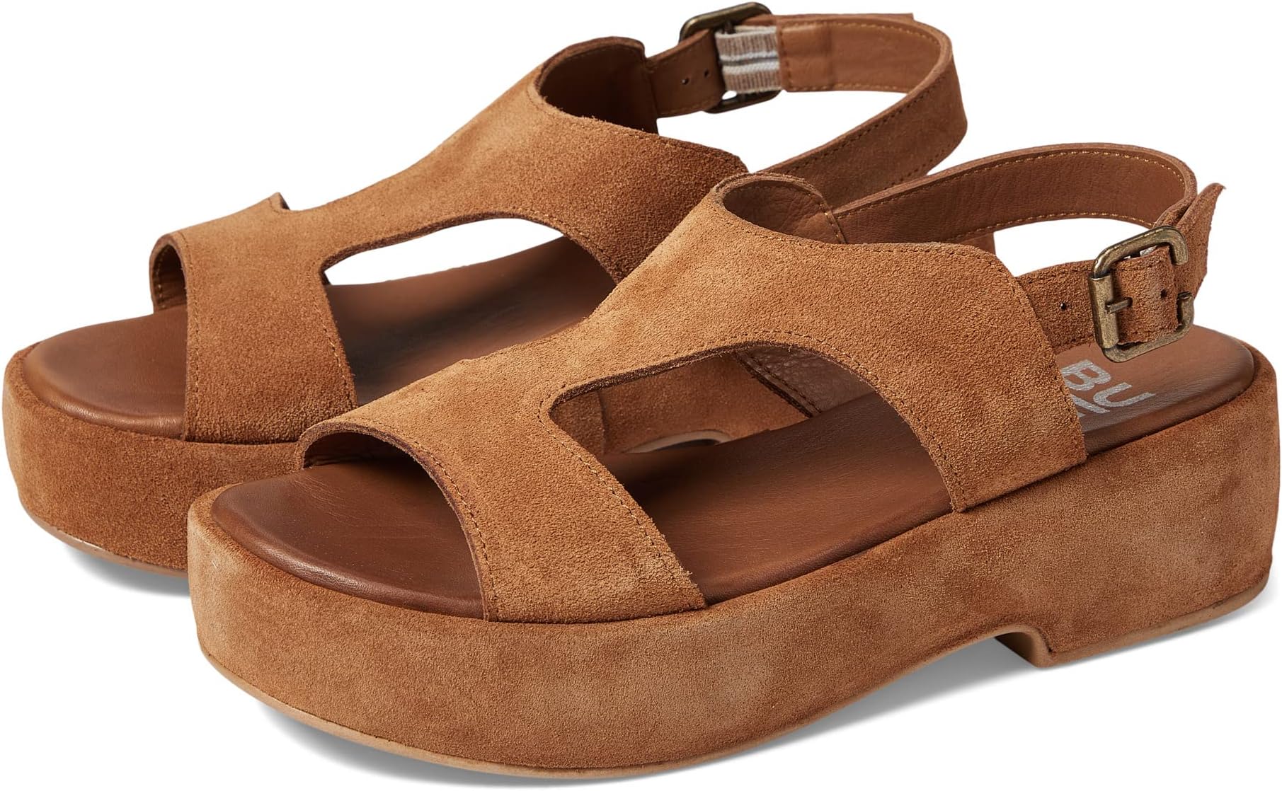 Taylor Bueno Sandals in Chestnut Suede