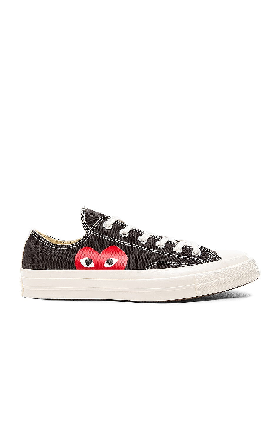 Comme des Garçons Converse Large Emblem Low Top Canvas sneakers, black