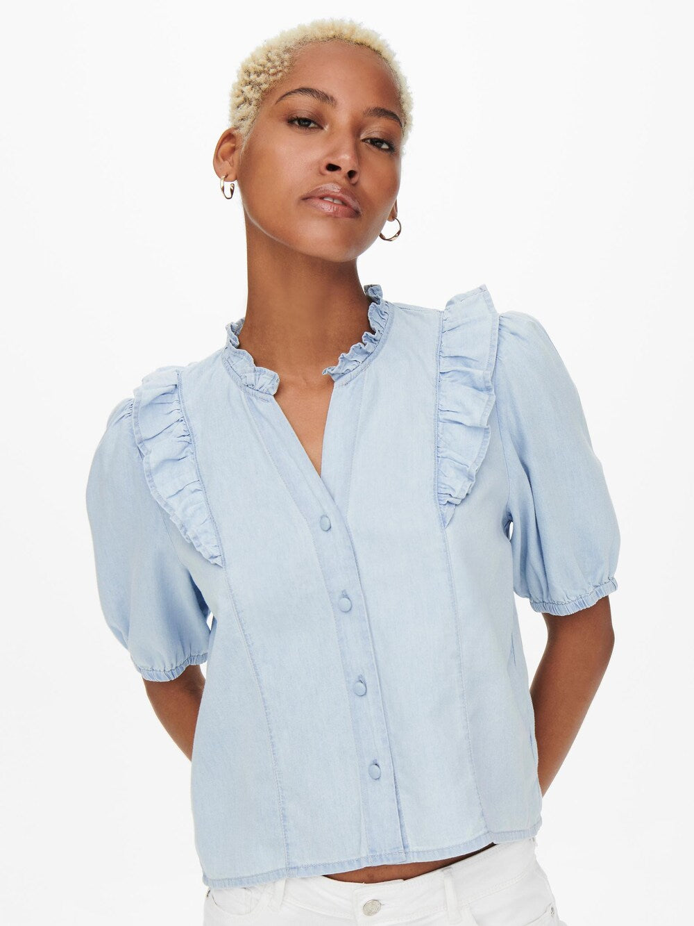 Blouse ONLY Bea, blue