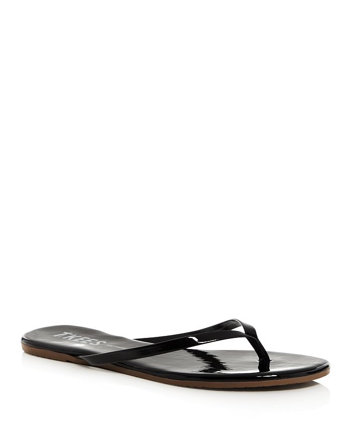 Women's glossy flip-flops TKEES