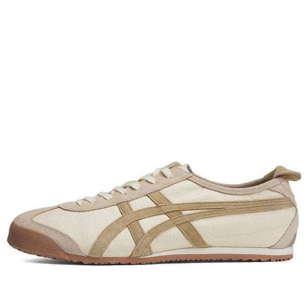 حذاء Onitsuka Tiger MEXICO 66 باللون الكريمي البيج والبني، بيج