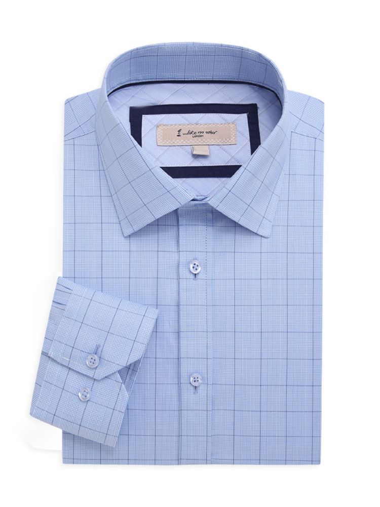 Classic 1 Like No Other check shirt, blue