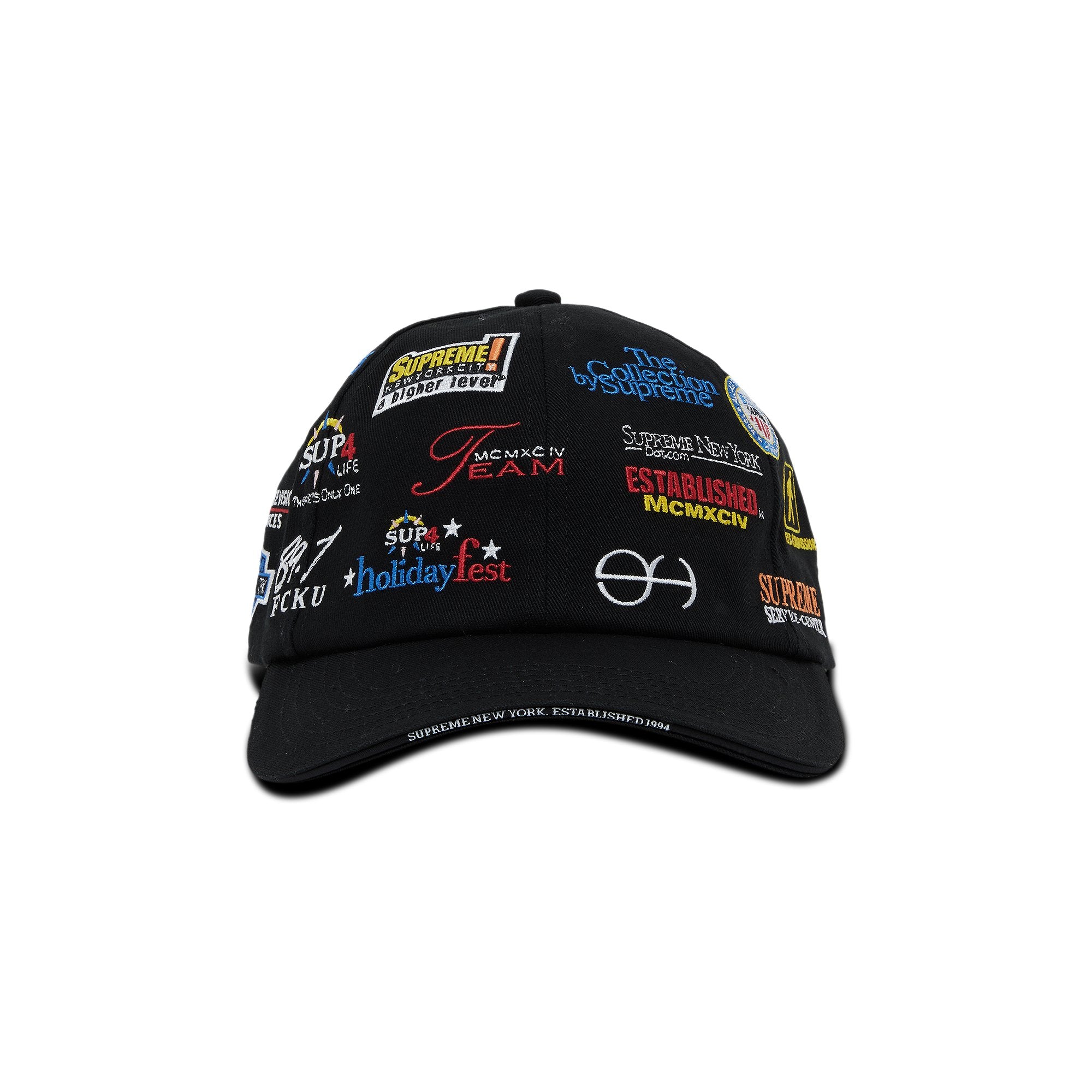 Supreme Sponsors 6-panel black