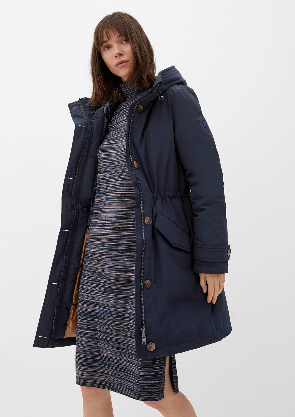 Winter parka Sliver, dark blue