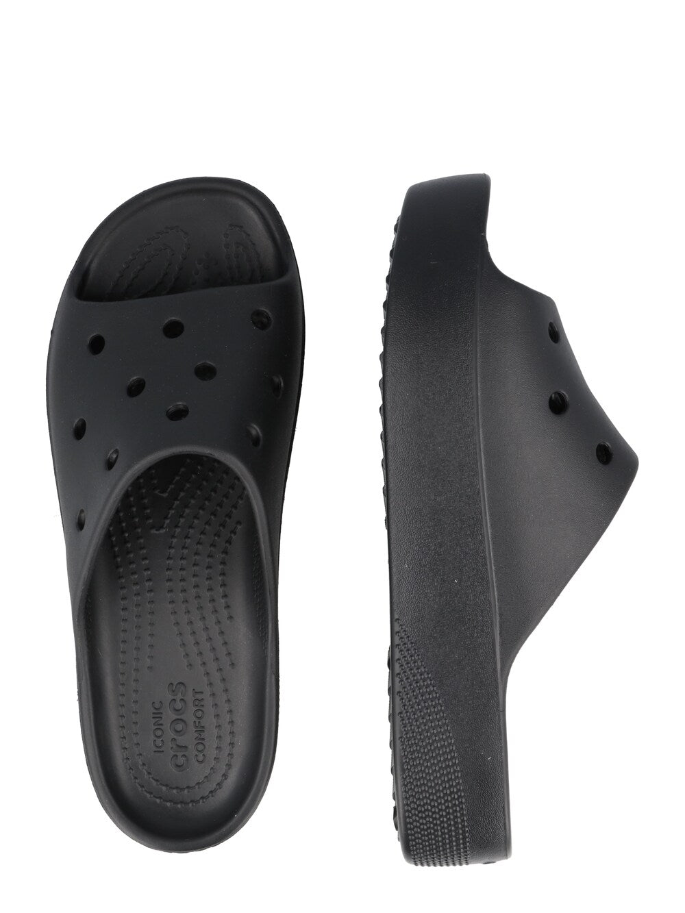 Crocs mules, black