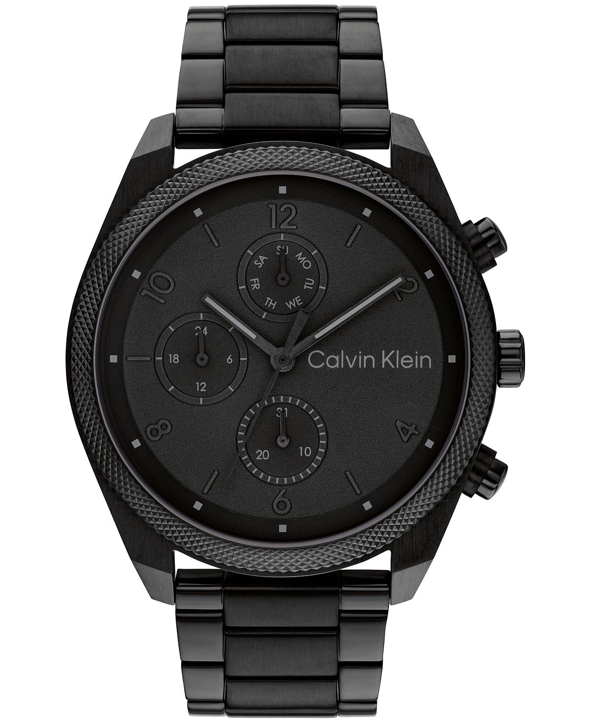 Calvin Klein Men's Multifunction Black Stainless Steel 44mm Bracelet Watch