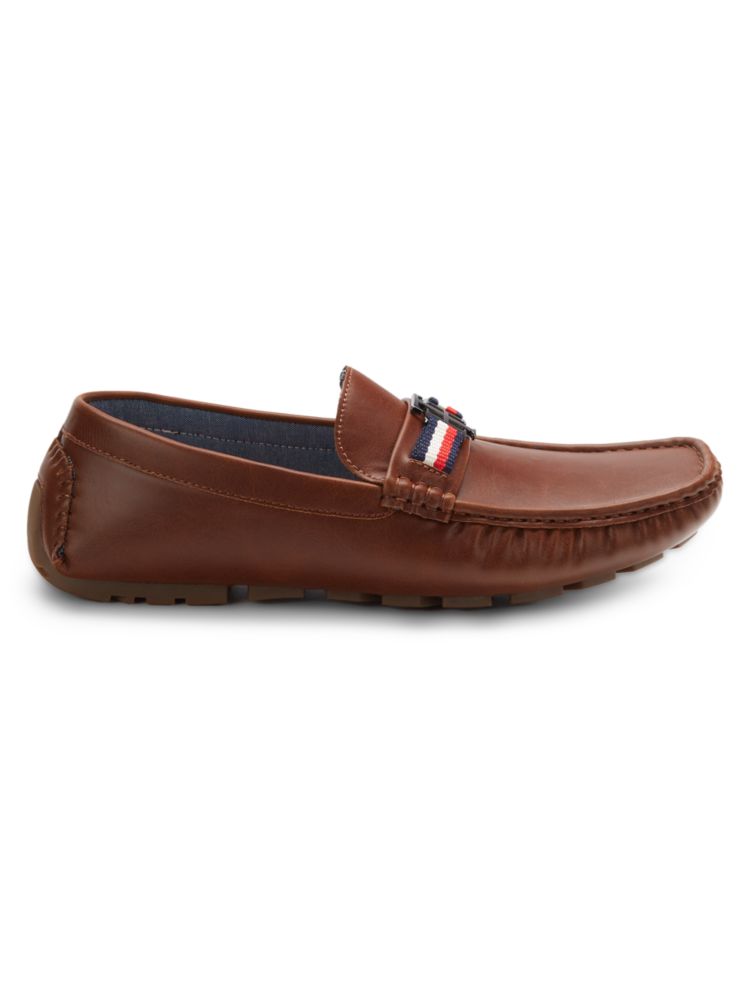 Tmatino Tommy Hilfiger Driving Moccasins, Brown