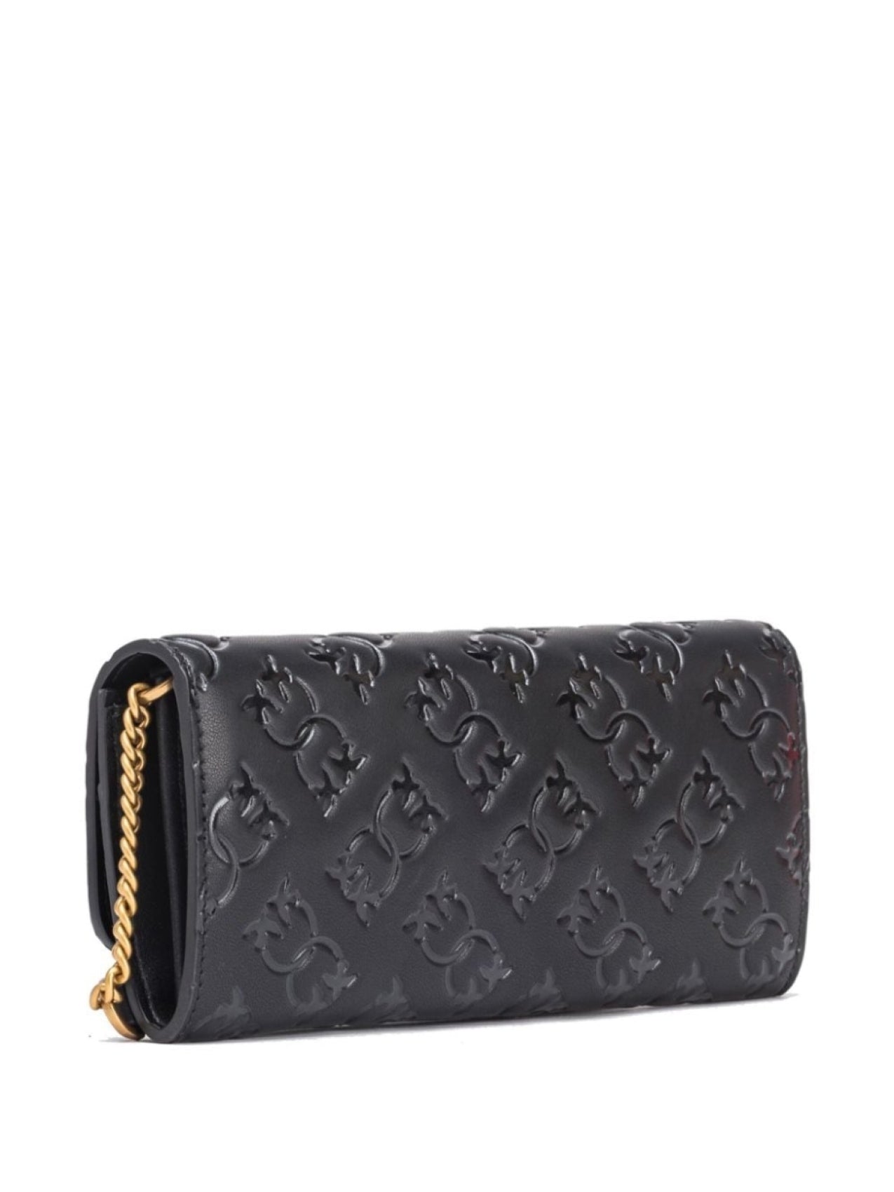 PINKO Love Birds Wallet on Chain, Black