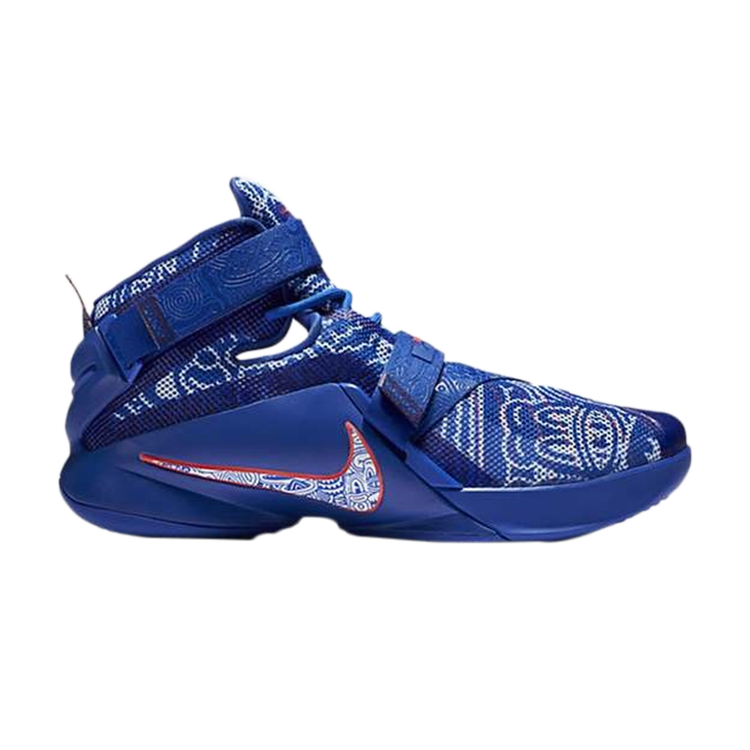 Nike LeBron Soldier 9 LE 'Freegums - Game Royal' sneakers, blue