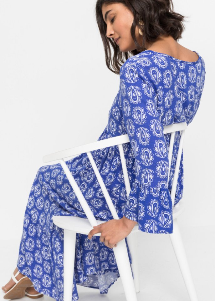 Bodyflirt caftan dress, blue